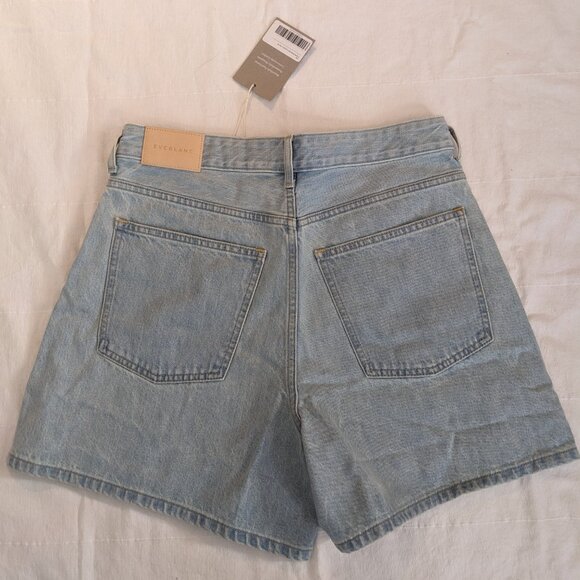 Everlane - The A-Line Denim Short - Size: 28 - Light Indigo - Picture 2 of 3